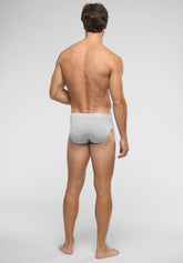 Slip Mini in Modal Elasticizzato X-Touch - Ghiaccio Melange - 1579 ghiaccio melange | Perofil