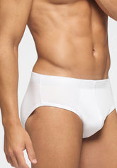 Slip Medio in Cotone elasticizzato Match Bipack - Bianco - 0020 bianco | Perofil