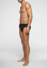 Slip Medio in Cotone elasticizzato Match Bipack - Nero - 0031 nero | Perofil