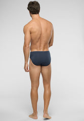 Slip Medio in Cotone elasticizzato Match Bipack - Jeans Melange - 1580 jeans melange | Perofil