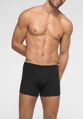 Boxer Parigamba in Cotone elasticizzato Match Bipack - Nero - 0031 nero | Perofil
