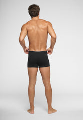 Boxer Parigamba in Cotone elasticizzato Match Bipack - Nero - 0031 nero | Perofil