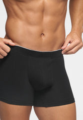 Boxer Parigamba in Cotone elasticizzato Match Bipack - Nero - 0031 nero | Perofil