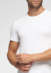 Maglietta Girocollo in Cotone Elasticizzato Match Bipack - Bianco - 0020 bianco | Perofil