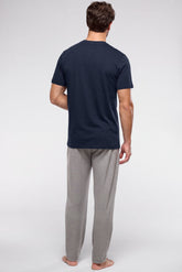 T-shirt Girocollo in cotone elasticizzato Dry Cotton con fibra COOLMAX® EcoMade - Blu - 0023 blu | Perofil