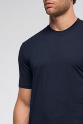 T-shirt Girocollo in cotone elasticizzato Dry Cotton con fibra COOLMAX® EcoMade - Blu - 0023 blu | Perofil