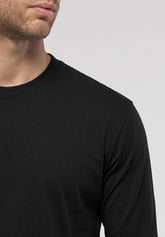 Maglia Manica Lunga in cotone elasticizzato Dry Cotton con fibra COOLMAX® EcoMade - Nero - 0031 nero | Perofil