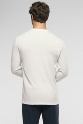 Maglia Manica Lunga in cotone elasticizzato Dry Cotton con fibra COOLMAX® EcoMade - Bianco - 1010 off white | Perofil