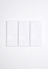 Fazzoletti in Cotone Tripack - Bianco - P517 bianco , bianco | Perofil