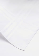 Fazzoletti in Cotone Tripack - Bianco - P517 bianco , bianco | Perofil