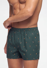 Boxer in Popeline di Cotone Gange Colors Bipack - Fantasia Sci e Righe - S819 st.sci/riga | Perofil