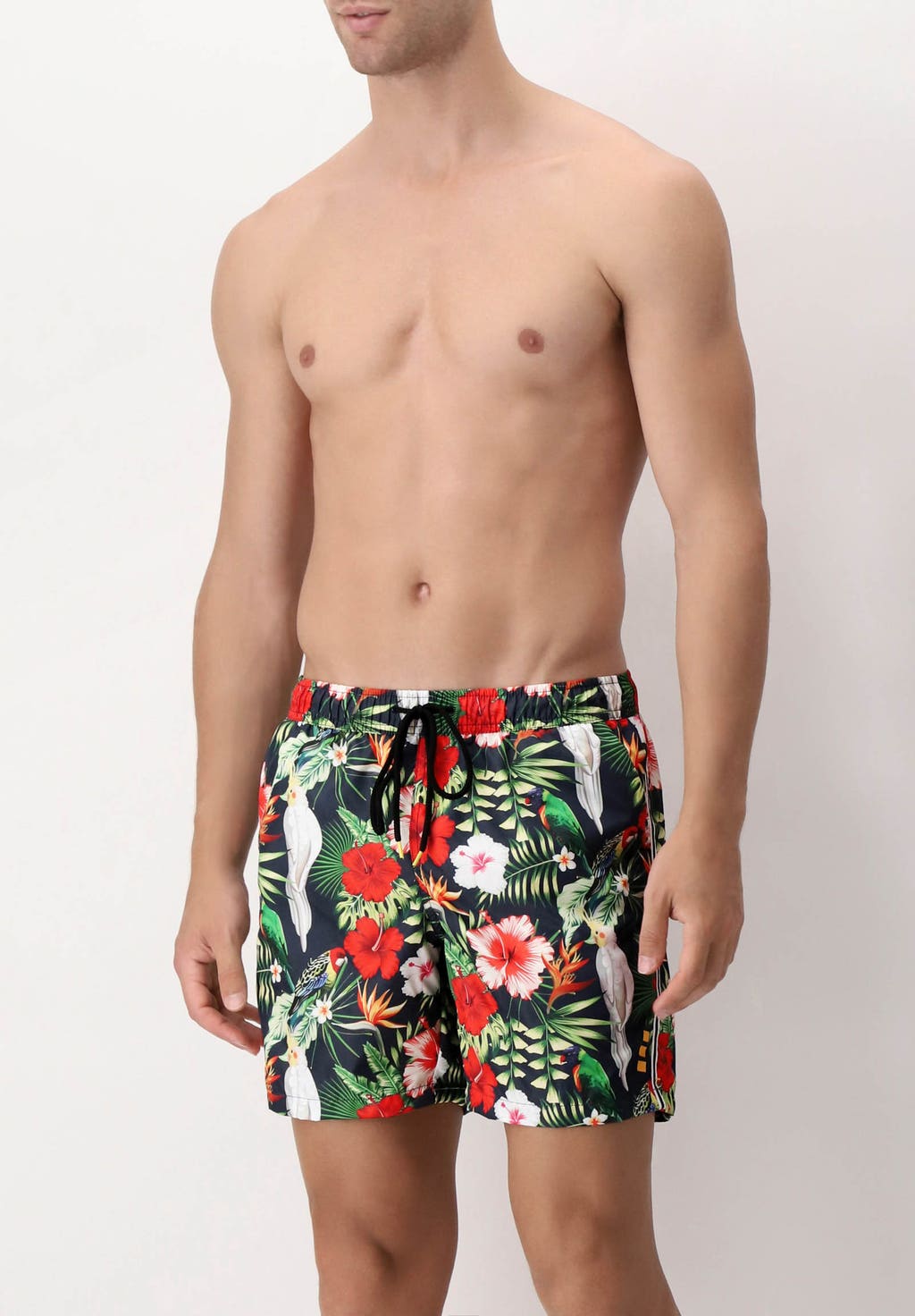 Costume Boxer Stampa Tropicale PRF