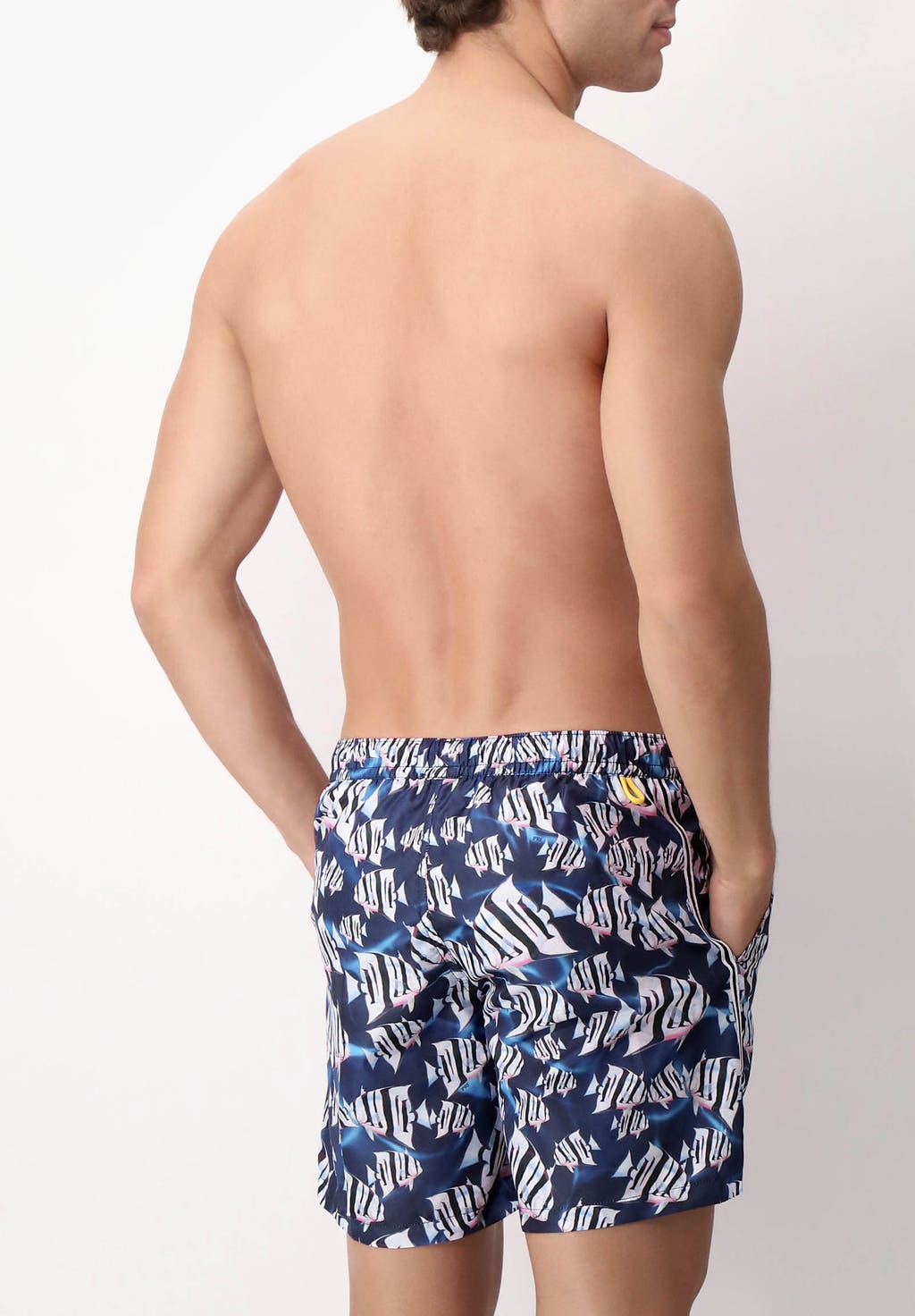 Costume Boxer Stampa Acquario