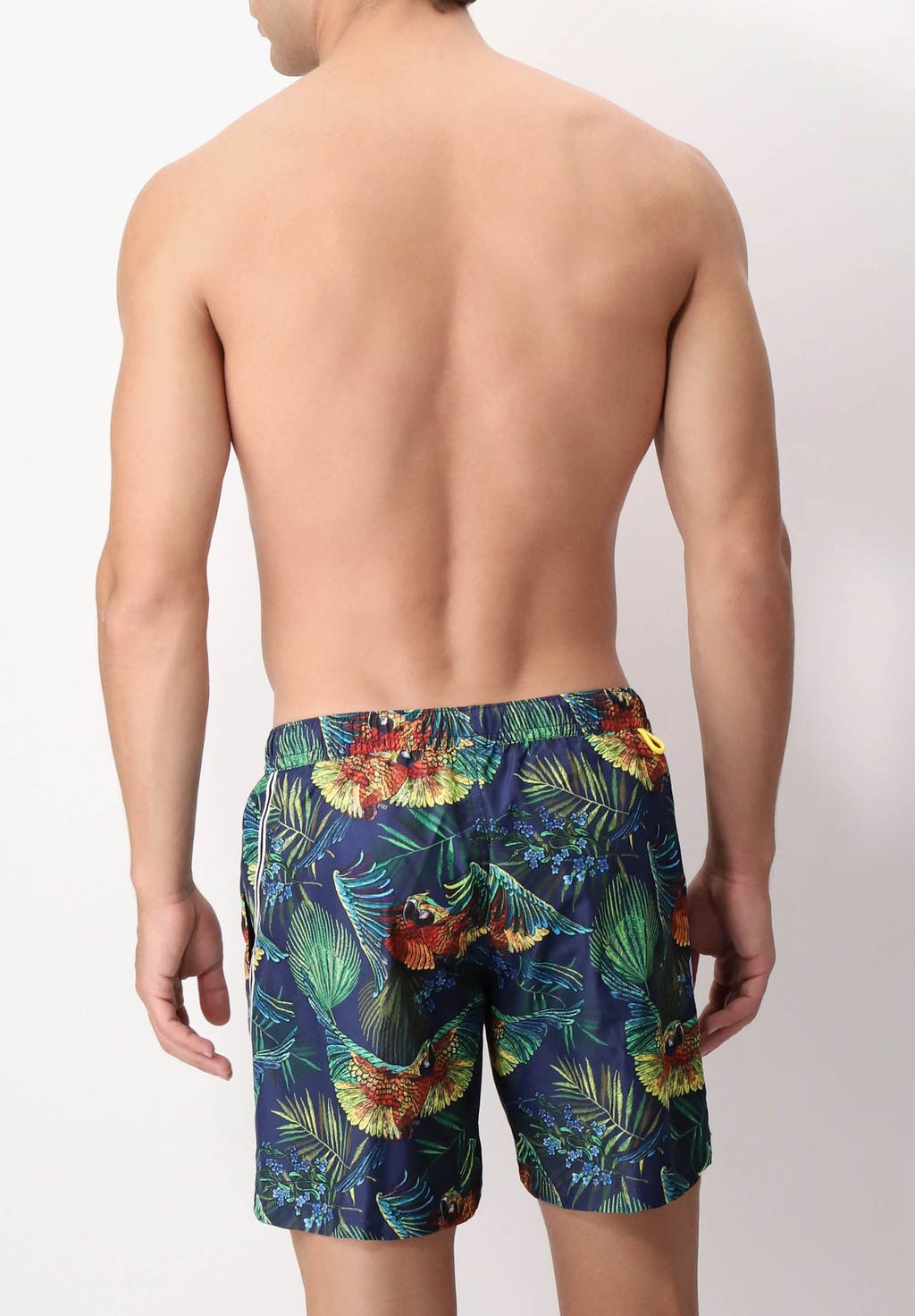 Costume Boxer Stampa Tropicale