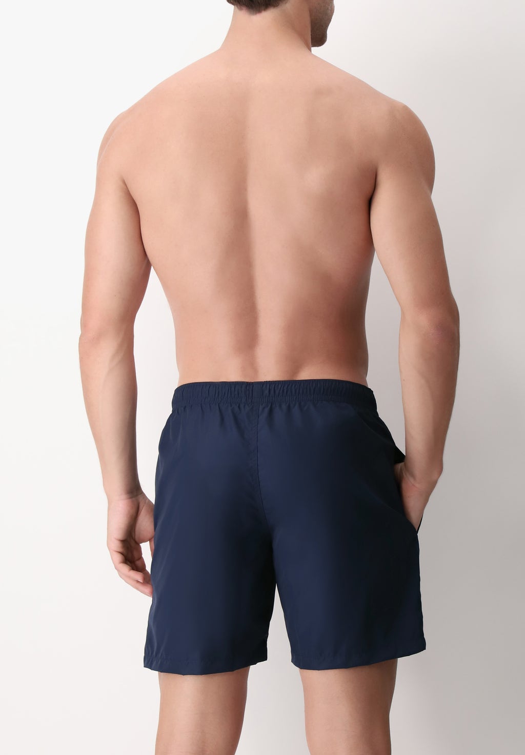 Costume Boxer in Tinta Unita Basic Colors Blu