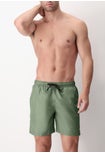 Costume Boxer in Tinta Unita Basic Colors Verde Militare