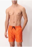 Costume Boxer Stampa Mélange Arancio