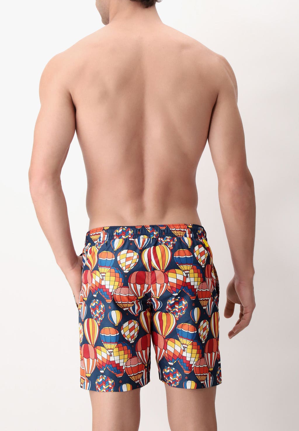 Costume Boxer Stampa Balloons Arancio