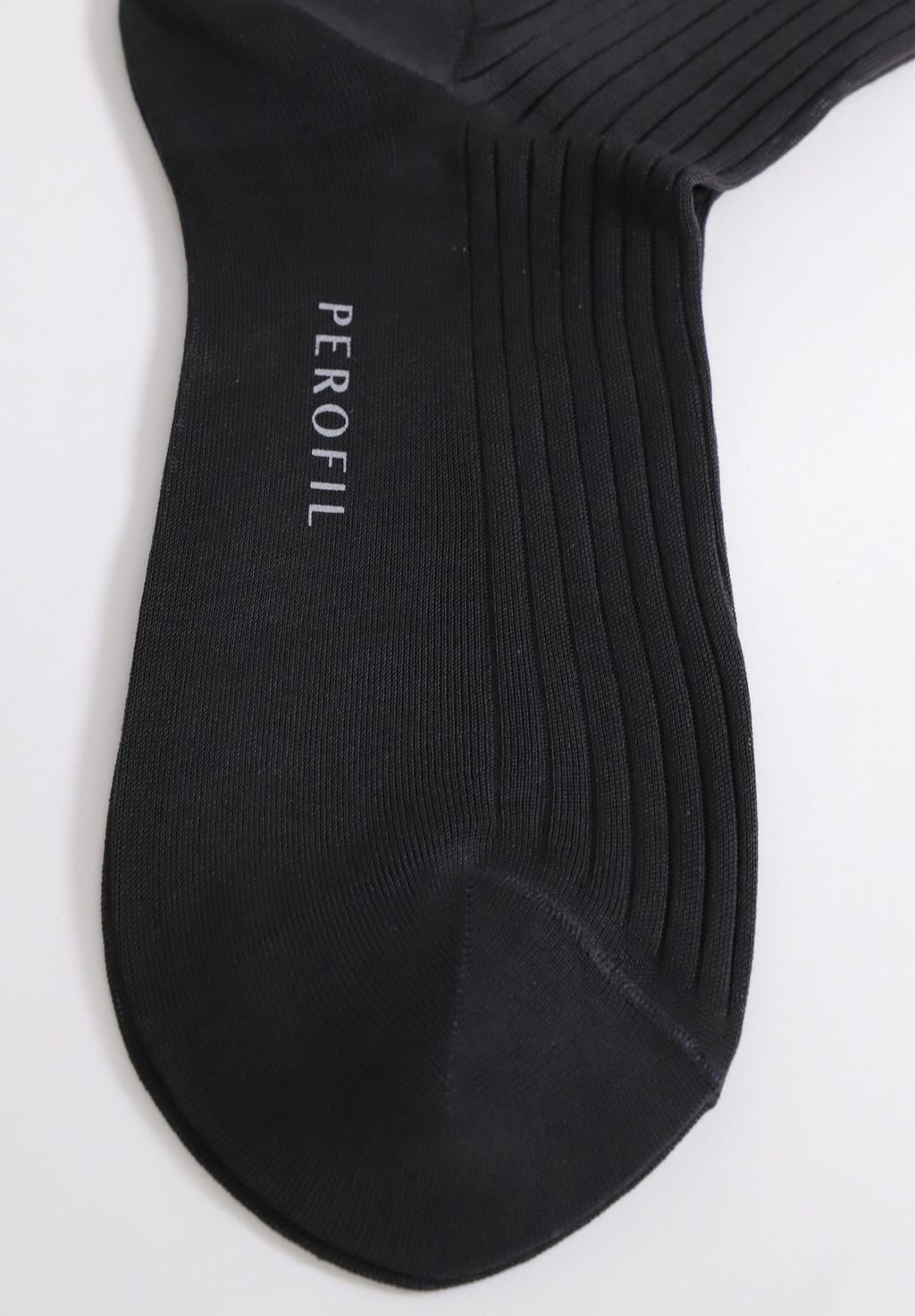 Ribbed Double Mercerized Cotton Long Socks