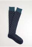 Long winter cotton geometric design socks