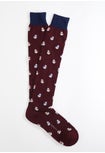 Men's long winter cotton snowmen socks