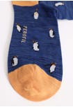 Men's short winter cotton penguin socks