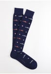 Men's long winter cotton sports car socks