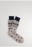 Men's short winter cotton Norwegian socks