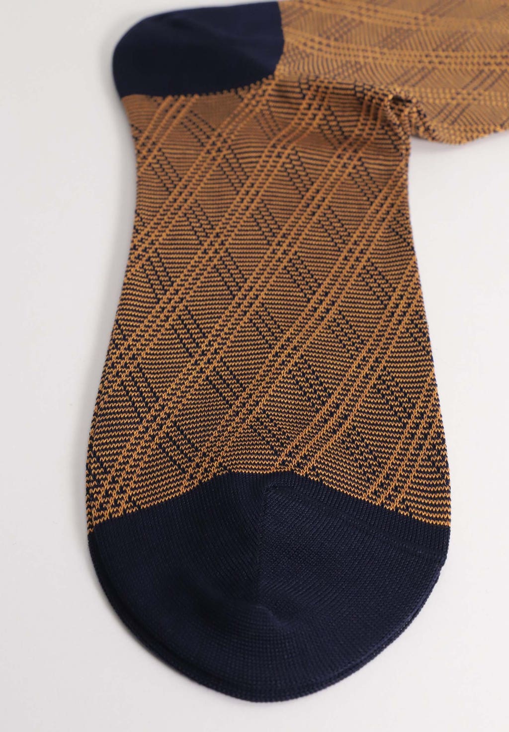 Men's long mercerised cotton jacquard socks