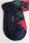 Men's long winter cotton diamond socks duo pack