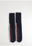 Men's short non-slip tricolour socks