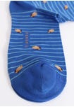 Mercerised Stretch Cotton Fish Long Socks