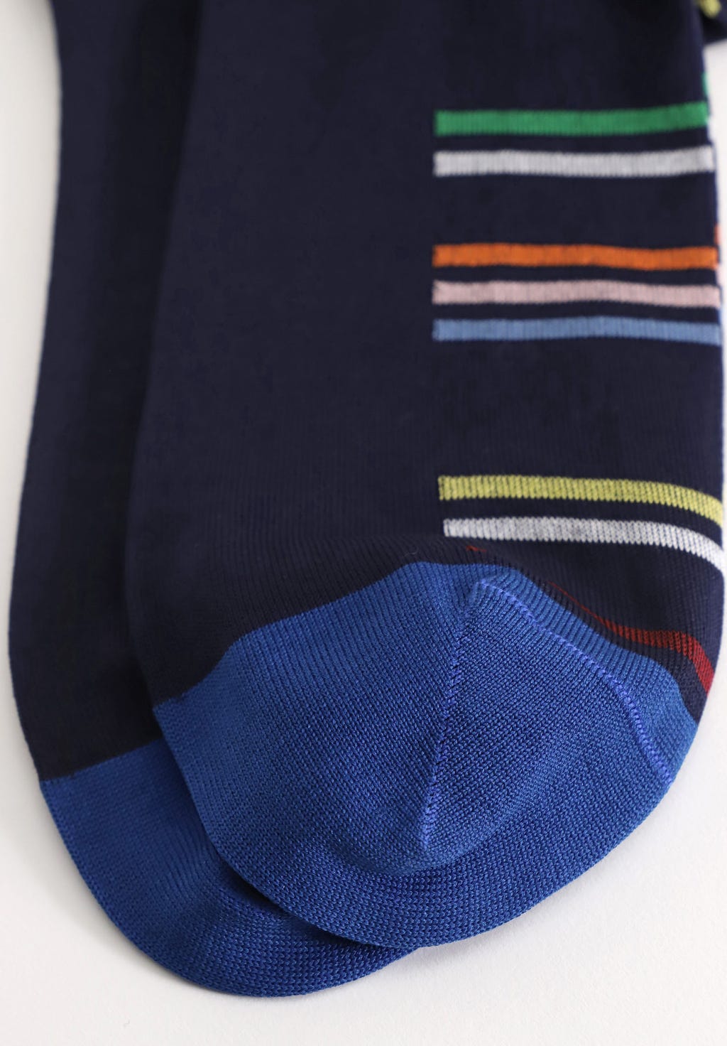 Striped Organic Cotton Short Socks Duo Pack