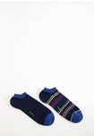 Striped Organic Cotton Sneaker Socks Duo Pack