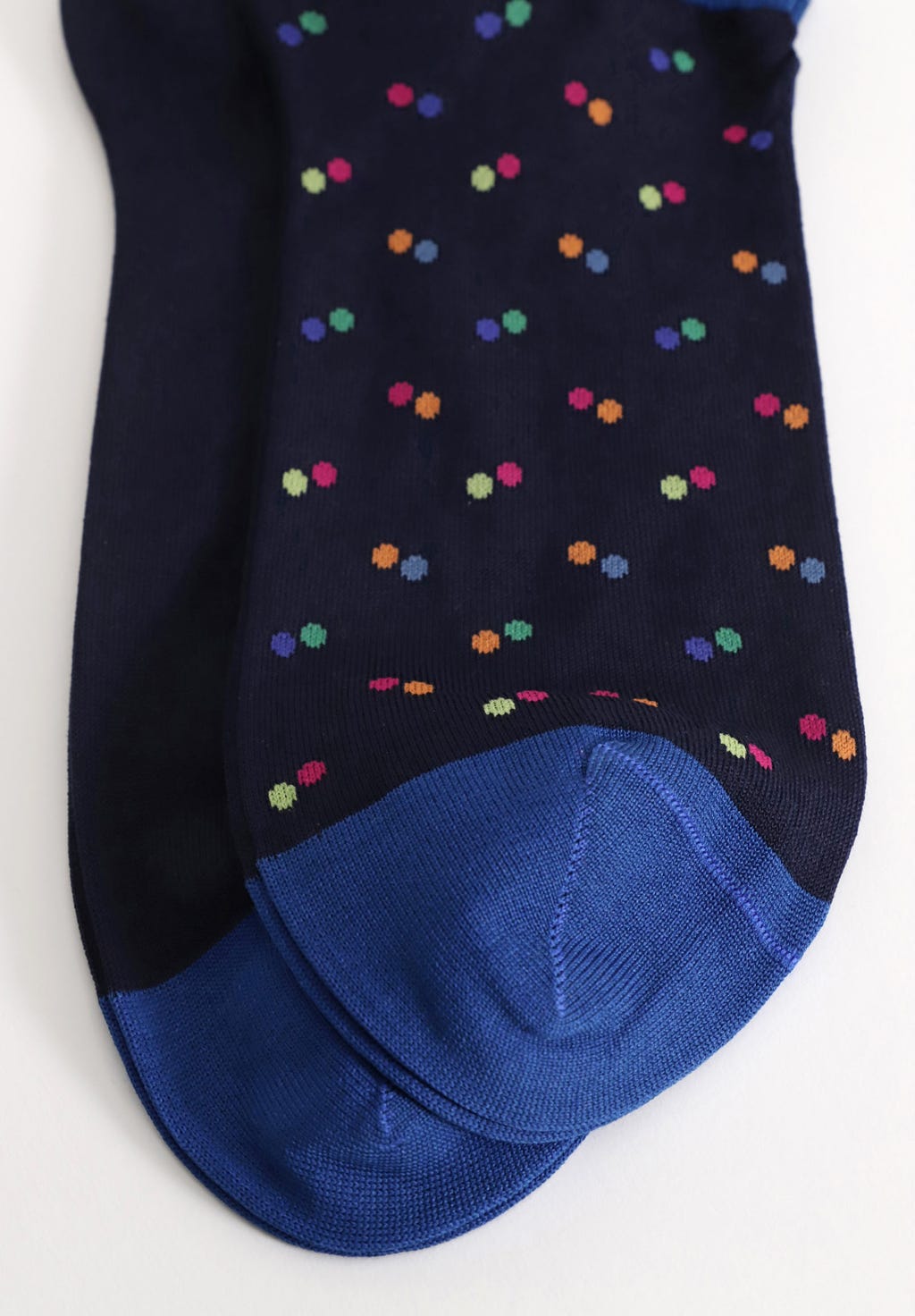 Polka Dot Organic Cotton Sneaker Socks Duo Pack