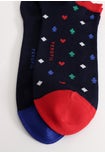 Organic Cotton Playing Card Sneaker Socks Duo Pack