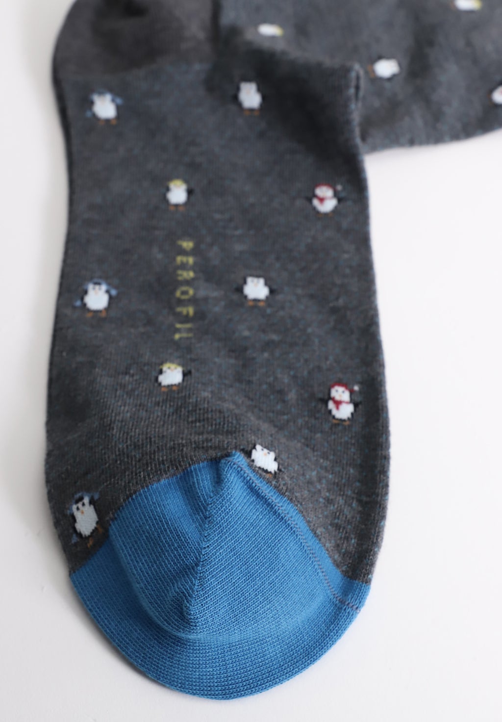 Winter Cotton Long Socks Coloured Penguins