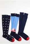 Calza Lunga in Cotone Invernale Christmas Tripack