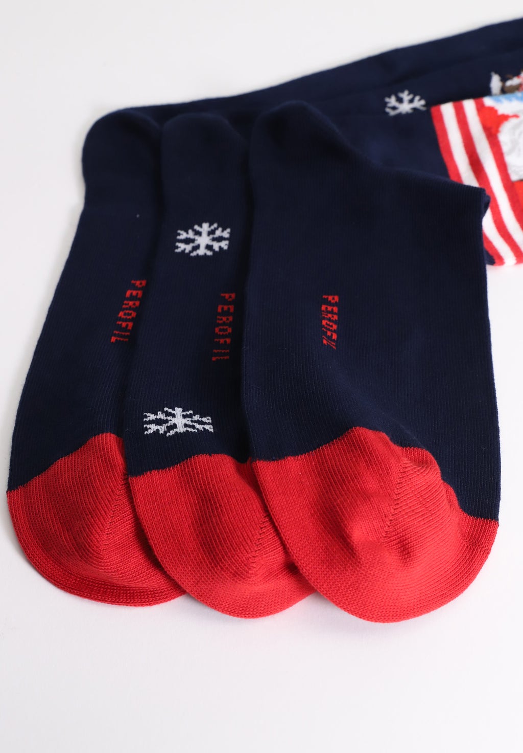 Calza Lunga in Cotone Invernale Christmas Tripack
