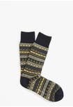 Winter Cotton Short Socks Norwegian Pattern