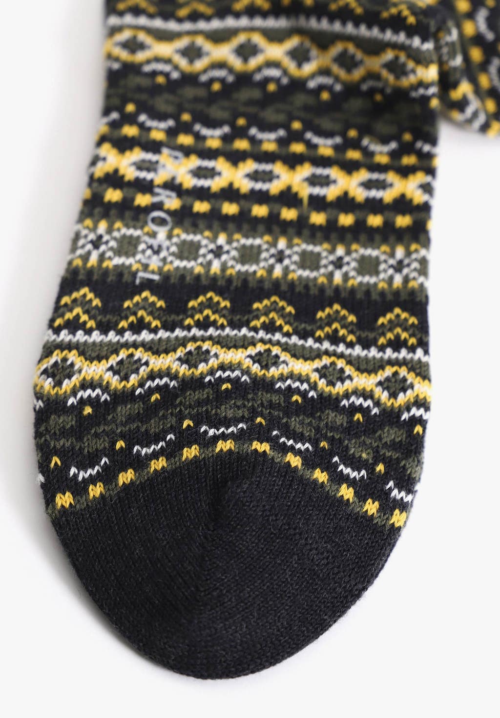 Winter Cotton Short Socks Norwegian Pattern