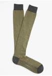 Calza Lunga in Cotone e Cashmere Oxford