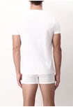 Crew-neck T-shirt in double mercerized cotton Active Pearl