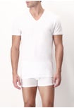 V Neck T-shirt Pima Cotton Bipack