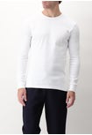 Winter Cotton Round-Neck Long Sleeve Shirt Warm Fashion