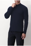 Micro Cotton Mock Neck Under-Jacket Warm Fashion