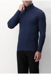 Warm fashion micro cotton long-sleeved turtleneck jumper