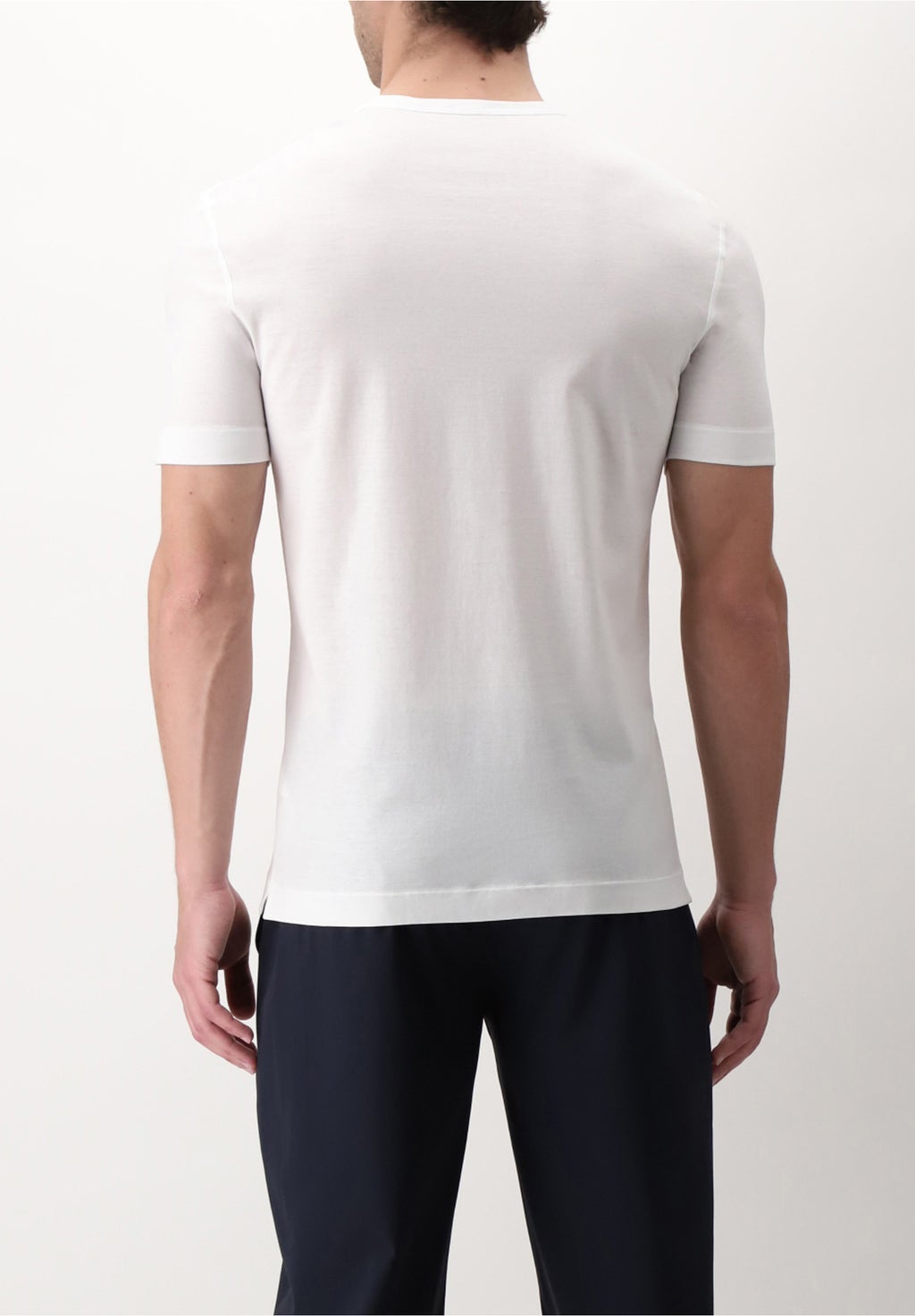 Round Neck T-shirt in Fresh Cotton Jersey Street Home