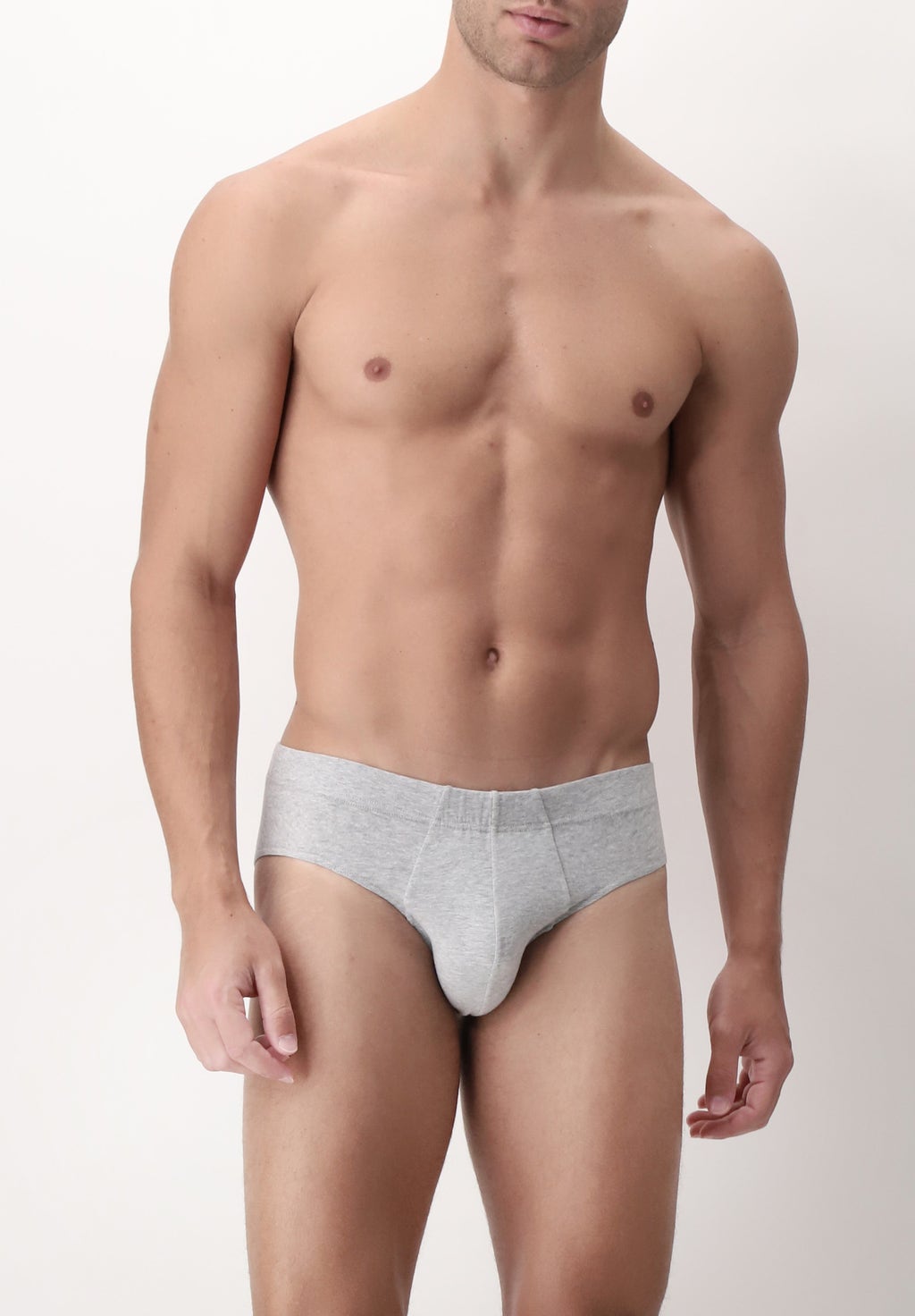 Slip Medio in Cotone Elasticizzato Match Colors Tripack