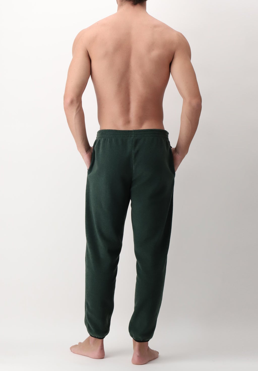 Long Fleece Trousers with Side Pockets